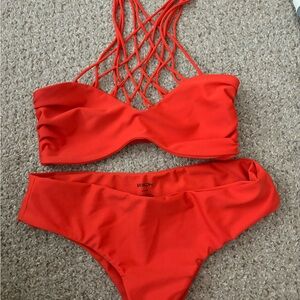 Mikoh Swim Suit (Size small top, size medium bottoms)